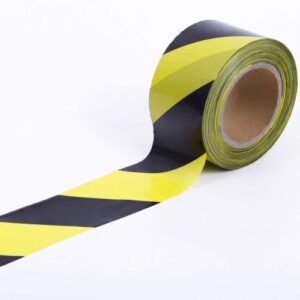 Yellow Black Hazard Warning Safety Stripe Caution Tape, 7CM (2.8 Inch ...