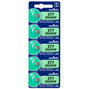 sony Batteries 377 (SR626SW) Silver Oxide 1.55V (5 Batteries Per Pack)