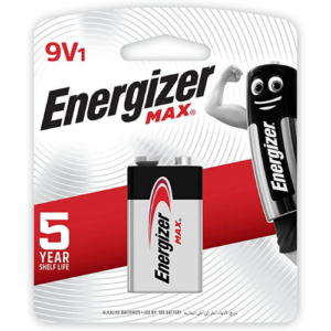 Energizer 9V Square Max Alkaline Batteries