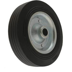 Zinc Plated Rubber Trolley Wheel