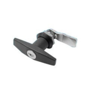 Cabinet T Handle Cam Latches , Chrome Wing Quarter Turn Locks