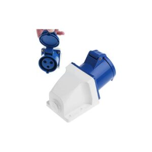 Industrial socket, Asukohu 32 Amp 3pin Industrial Socket 220V-250Volt Weatherproof IP44 Waterproof 2P+E 32A