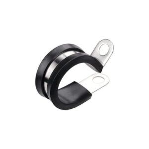 Cable Clamp, Pipe Clamp, Metal Clamp, Rubber Cushioned (1/2 Inch)