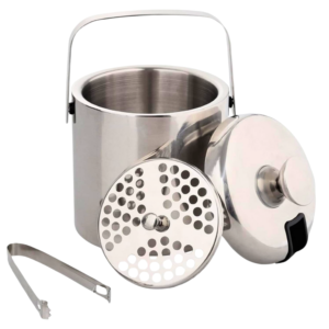 Stainless steel ice bucket