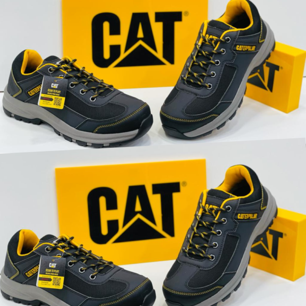 Black Caterpillar Safety Shoes