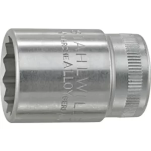 Stahlwille 03010032 Bi-Hexagon Socket 1/2" Drive, 32 mm