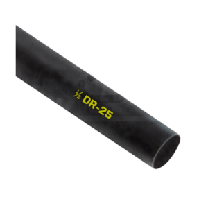 M23053/16-003-0 Tubing, Heat-Shrinkable, Thermofit DR-25 1/2", Shrink Ratio 2:1, Elastomeric, Fluid & Abrasion