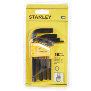 Stanley 0-69-253 Hex Key Set, 10-Piece, 1.5-10mm