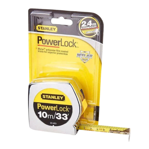 Stanley STHT33463-8 Power Lock Tape Measure, 10m