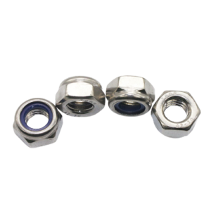 Bossard 1242377 Hex Nylock Nut M3, Stainless A2, DIN 985