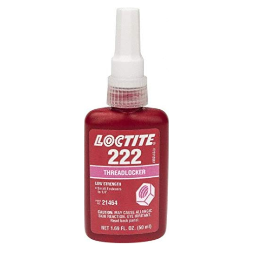 Loctite 222 Threadlocking Adhesive - Low strength