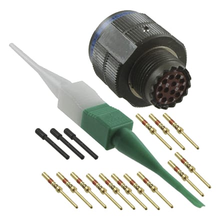 D38999/26WB35PN Circular MIL-Spec Connector, 13-Way Plug