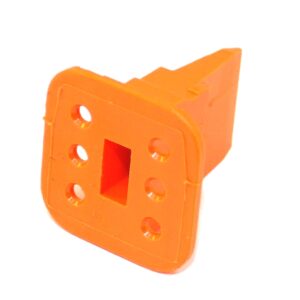 W6S DT Series Wedgelock, 6-Way, Orange