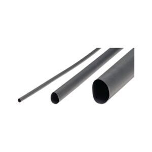 M23053/16-001-0 Tubing, Heat-Shrinkable, Thermofit DR-25 1/4", Shrink Ratio 2:1, Elastomeric, Fluid & Abrasion Resistant, Flexible, Black