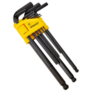 Stanley 0-69-256 Ball-End Hex Key Set, 9-Piece Metric