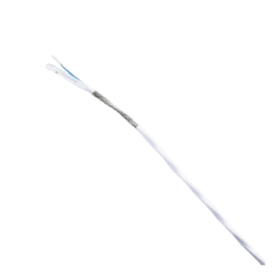 M27500-24SB2T14 Shielded Jacketed Wire, 1 Twisted Pair, 24 AWG, White