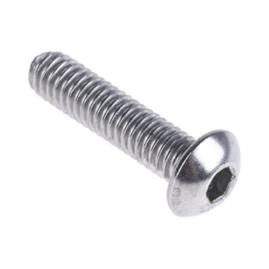 Bossard 1348876 Button Head Hex Socket Screw M4x16, A2 Stainless, ISO 7380