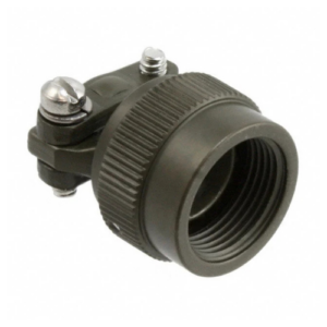 M85049/52S10W Backshell Cable Clamp, Straight, Self-Locking, Size 10, Olive Drab Cadmium