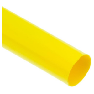 TE Connectivity RNF-100-1/2-X Heat-Shrink Tubing, Yellow, 12.7 mm, 1.2 m