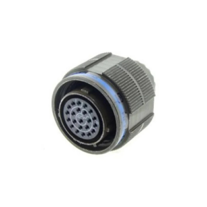 D38999/26WB02PC Series III Plug, 2x #16 Pin Contacts, Polarization C