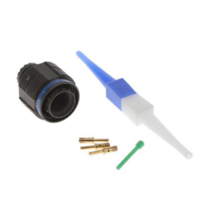 D38999/26WB02PN Series III Plug, 2x #16 Pin Contacts