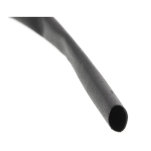 HellermannTyton HIS-A Adhesive-Lined Heat Shrink Tubing, Black, 6 mm x 5 m, 3:1