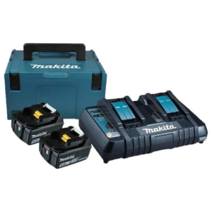 Makita 198567-1 18V Lithium-Ion Power Source Kit (2x BL1850B + 1x DC18RD)