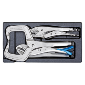 Gedore 1500 137 Grip Pliers Set in 1/3 ES Module