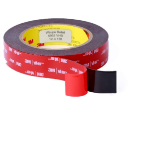 3M VHB 5952 Double-Coated Acrylic Foam Tape, 1 in x 15 ft, Black