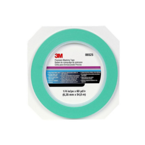 3M 06525 Precision Masking Tape, 6.35 mm x 55 m