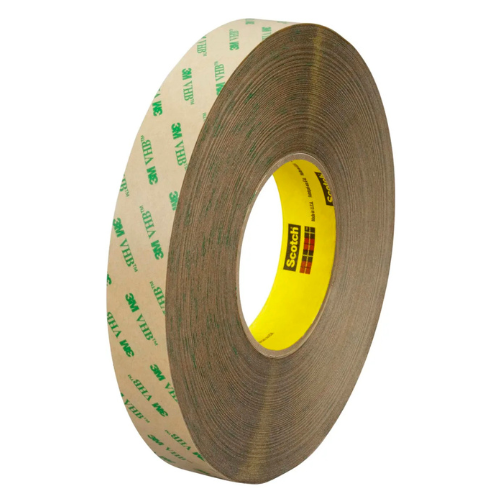 3M Adhesive Transfer Tape F9473PC, Clear, 25 mm x 55 m