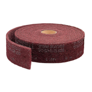 3M Scotch-Brite Hand Pad Roll, Maroon, 150 mm x 10 m