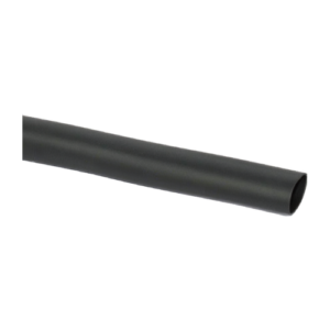 TE Connectivity DR-25 Heat-Shrink Tubing M23053/16-002-0, 3/8 in, Black