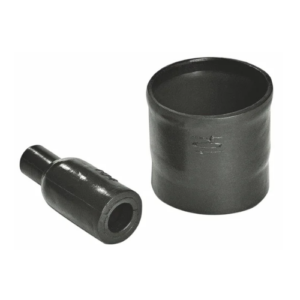 104-4-GW24-PO-X-BK Cable Boot, Fluid-Resistant Elastomer, Adhesive Lined, Black, 16.5 mm