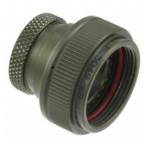M85049/69-17W Straight Shrink Boot Adapter for Shell Size 17, Cadmium Olive Drab