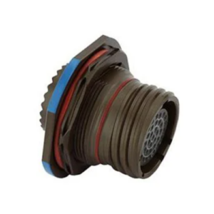 D38999/24WA35SA Circular MIL-Spec Connector, 6-Pos Size 9 Jam Nut Receptacle, Socket Contacts