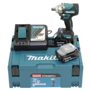 Makita DTW300RTJ Cordless Impact Wrench 1/2 in, 18V LXT