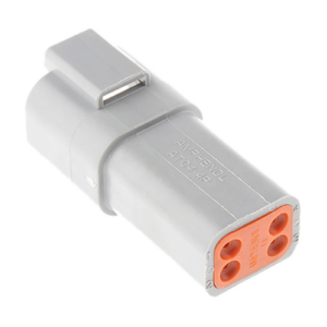 Amphenol Industrial ATM Connector Plug, 4-Way, Crimp Termination
