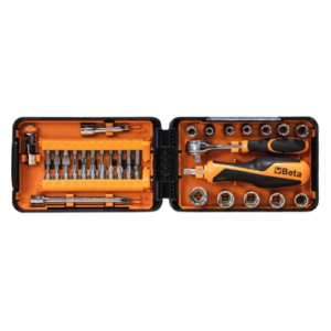 Beta 900/C39N-11 Hex Socket Set, 21 Bits and 7 Accessories (009000947)