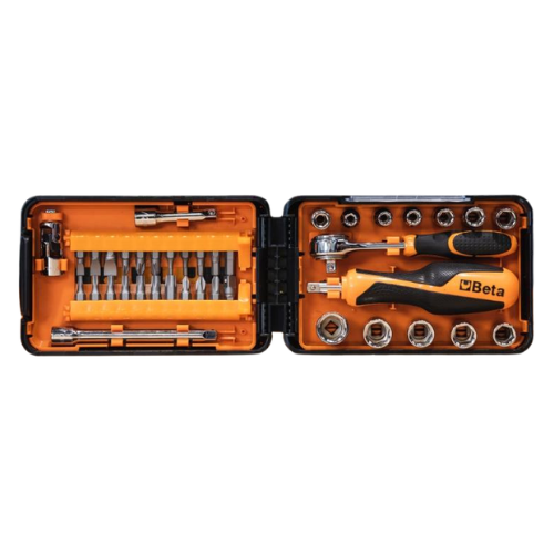 Beta 900/C39N-11 Hex Socket Set, 21 Bits and 7 Accessories (009000947)