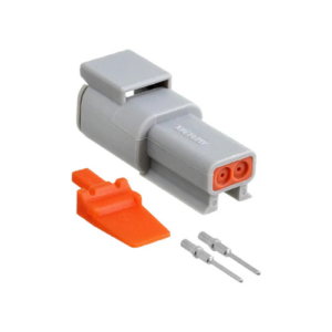 Amphenol Industrial ATM Connector Plug, 2-Way, Crimp Termination