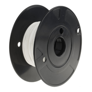 M22759/32-24-9 High-Temperature Wire, 600V, 24 AWG, White