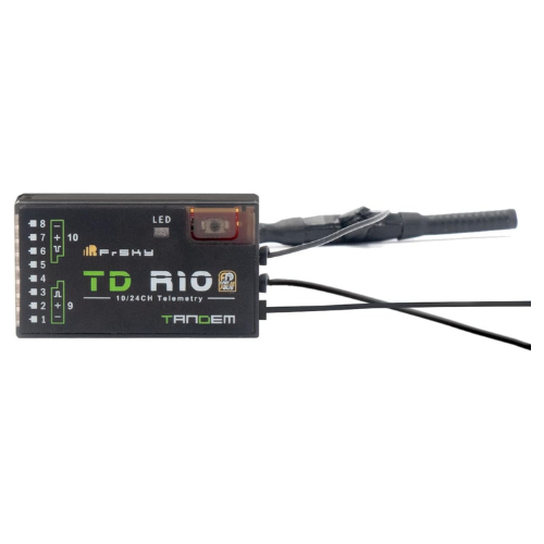 FrSky TD R10 Triple Antenna 10-Channel Receiver, 900MHz/2.4GHz