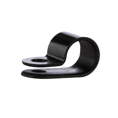 H4P-PA66HS-BK P-Clip Cable Clamp, ID 8 mm, PA66HS