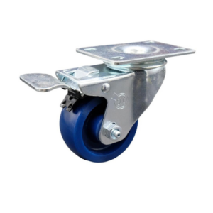 Swivel Caster with Total Lock, 3-1/4 in, Non-Marking (27075T56)