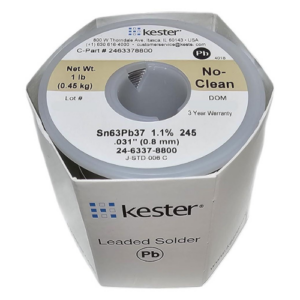 Kester 24-6337-8800 Activated Rosin Cored Wire Solder Roll