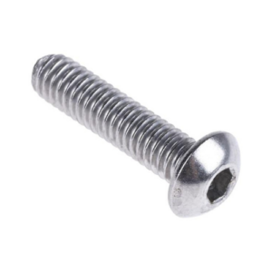Bossard BN 1593 Button Head Hex Socket Screw M4 x 16, A2 Stainless, ISO 7380
