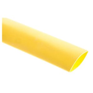 Heat-Shrinkable Tubing, Thin Wall, Fluid Resistant, 1/4 in, Yellow - M23053/5-106-4