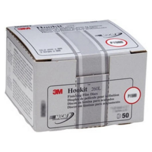 3M Hookit Finishing Film Disc 260L, 00909, 3 in, P1000 (50/Carton)