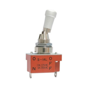 S1AL Toggle Switch, SPST, 15A 125V